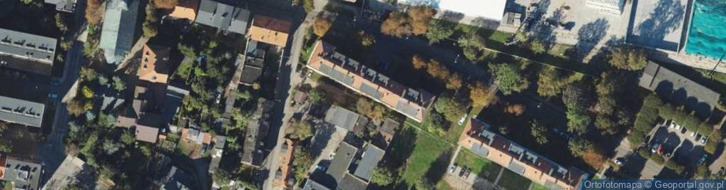 Zdjęcie satelitarne Oliwska ul.