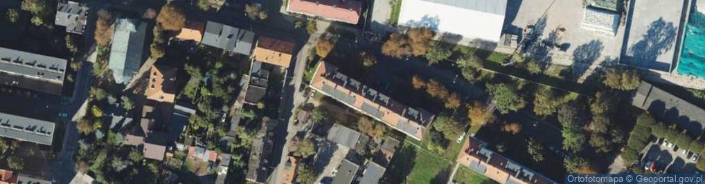 Zdjęcie satelitarne Oliwska ul.