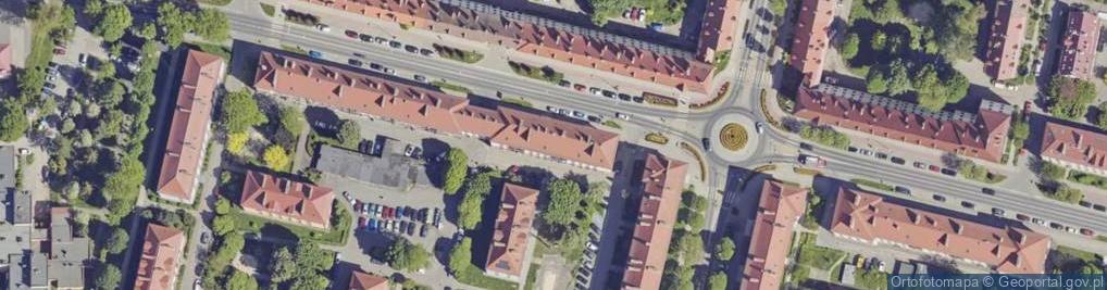 Zdjęcie satelitarne Olszewskiego Karola ul.