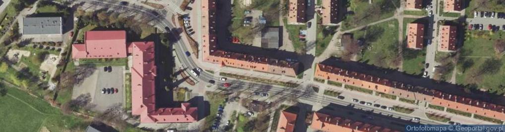 Zdjęcie satelitarne Olszewskiego Karola ul.