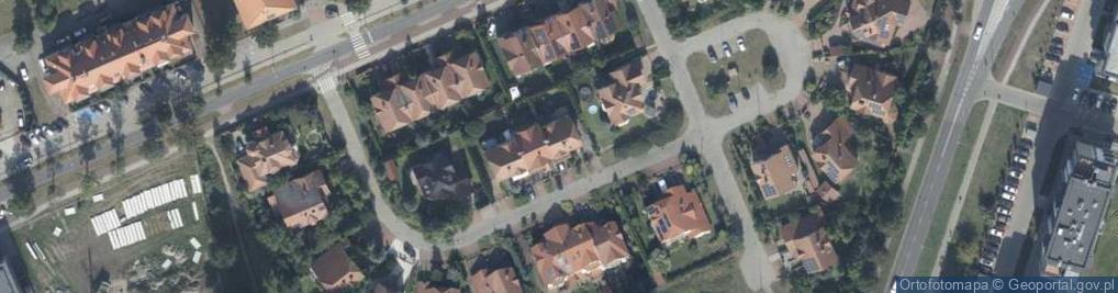 Zdjęcie satelitarne Olimpijczyków ul.