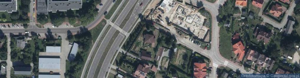 Zdjęcie satelitarne Olimpijczyków ul.