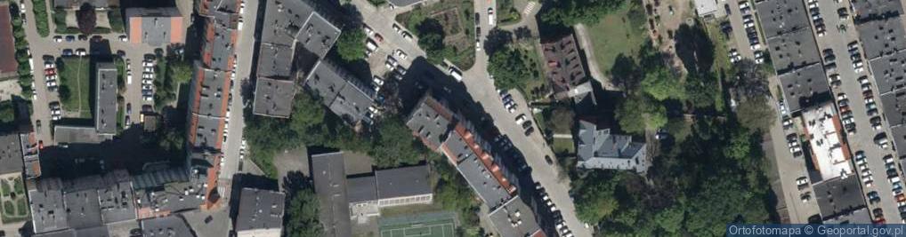 Zdjęcie satelitarne Ołbińska ul.