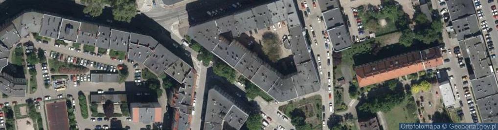 Zdjęcie satelitarne Ołbińska ul.