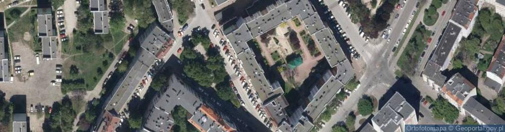 Zdjęcie satelitarne Ołowiana ul.