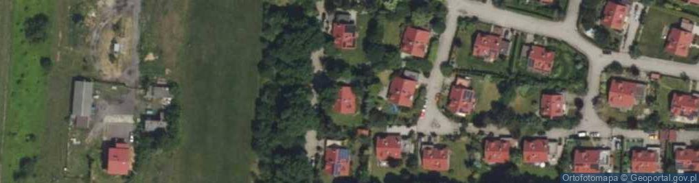 Zdjęcie satelitarne Opłotkowa ul.