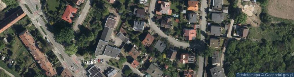 Zdjęcie satelitarne Opłotkowa ul.