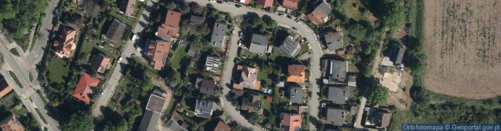 Zdjęcie satelitarne Opłotkowa ul.
