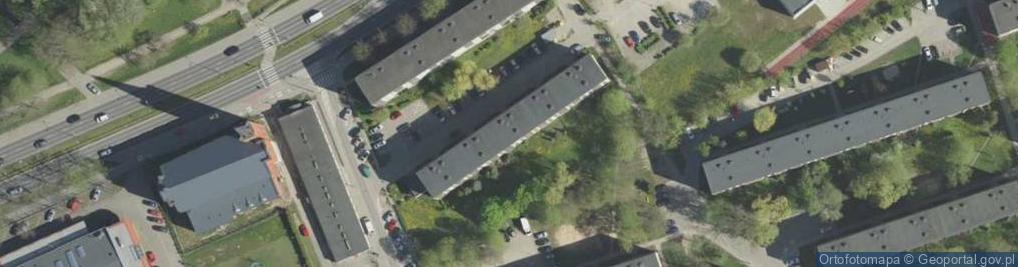 Zdjęcie satelitarne Ordonówny Hanki ul.