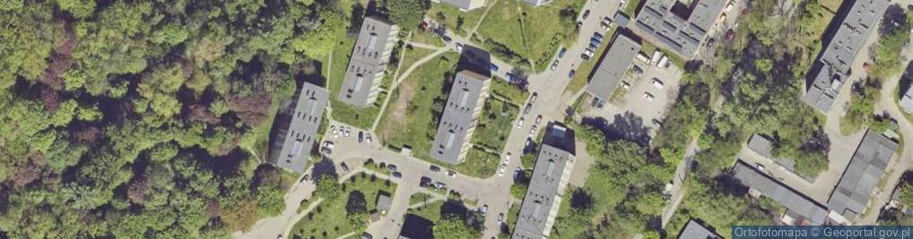 Zdjęcie satelitarne Orzegowska ul.