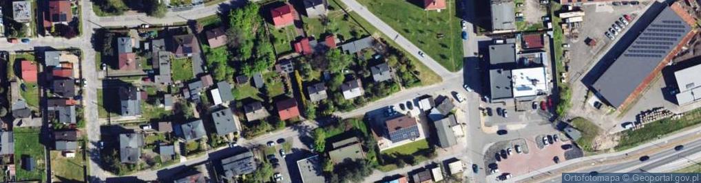 Zdjęcie satelitarne Orzechowa ul.