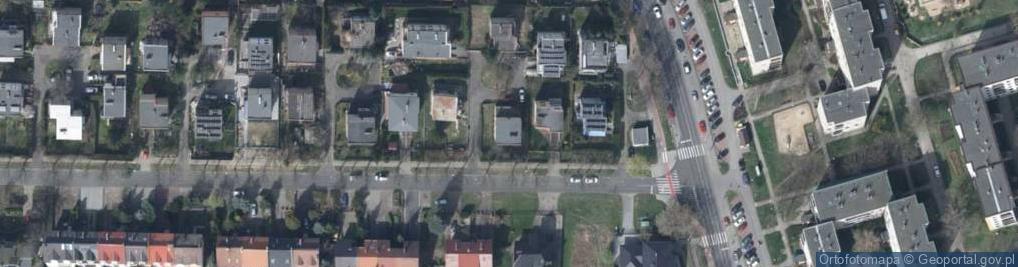 Zdjęcie satelitarne Orzechowa ul.