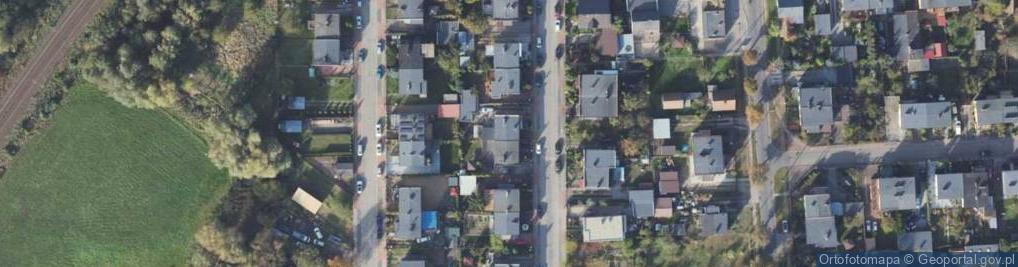 Zdjęcie satelitarne Orzechowa ul.