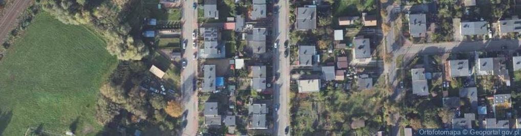Zdjęcie satelitarne Orzechowa ul.