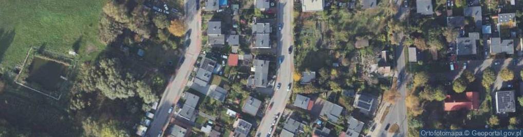 Zdjęcie satelitarne Orzechowa ul.