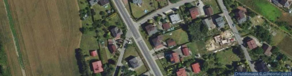 Zdjęcie satelitarne Orzechowa ul.