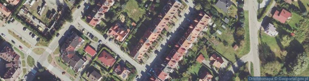 Zdjęcie satelitarne Orzechowa ul.