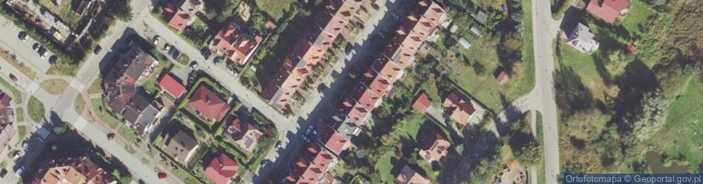 Zdjęcie satelitarne Orzechowa ul.