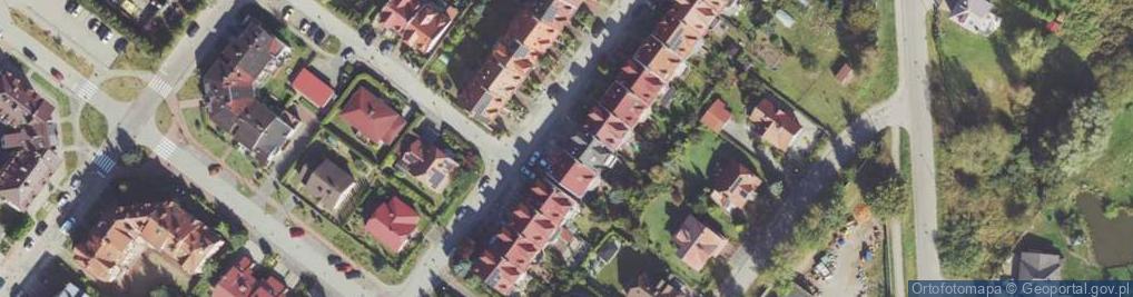 Zdjęcie satelitarne Orzechowa ul.