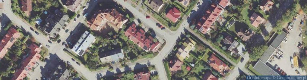 Zdjęcie satelitarne Orzechowa ul.