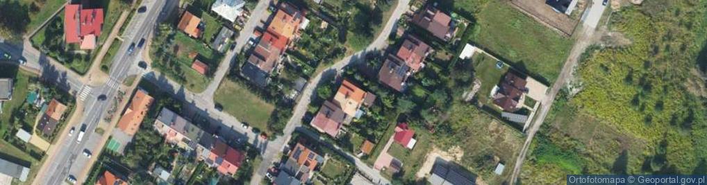 Zdjęcie satelitarne Orzechowa ul.