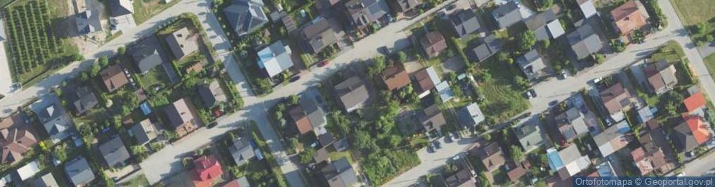 Zdjęcie satelitarne Orzechowa ul.