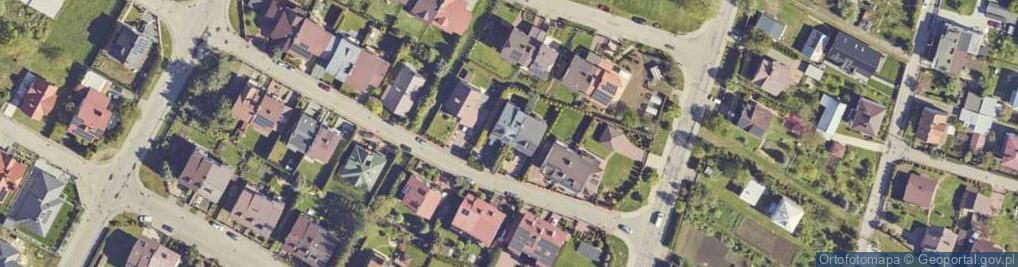 Zdjęcie satelitarne Orzechowa ul.