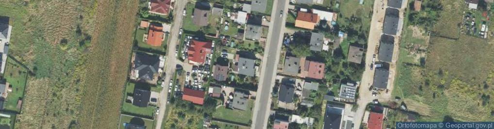 Zdjęcie satelitarne Orzechowa ul.