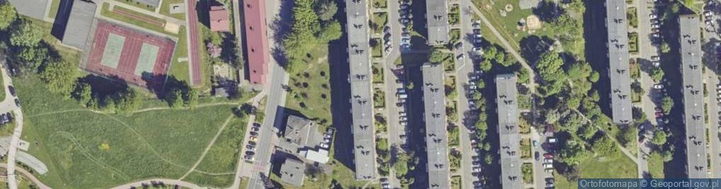 Zdjęcie satelitarne Orłowskiego Aleksandra ul.