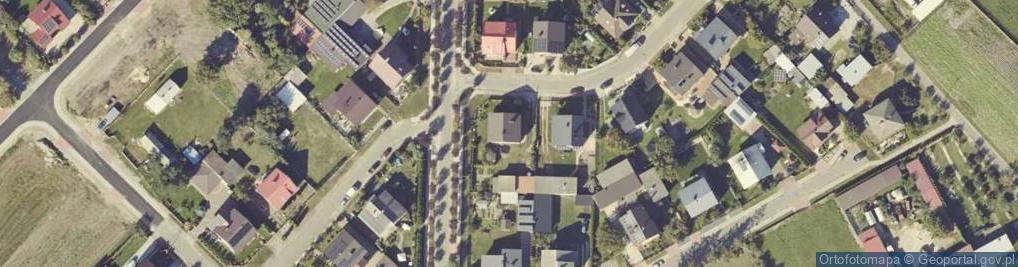 Zdjęcie satelitarne Orzechowa ul.