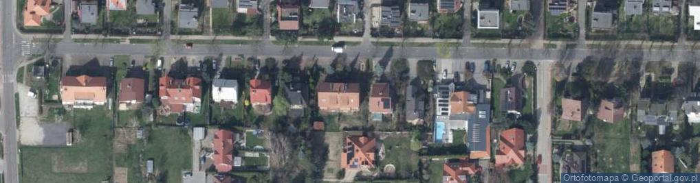 Zdjęcie satelitarne Orzechowa ul.