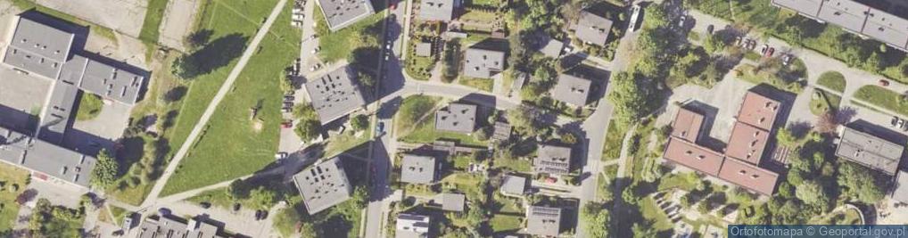 Zdjęcie satelitarne Orzechowa ul.