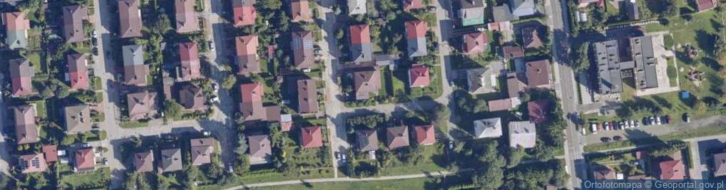 Zdjęcie satelitarne Orzechowa ul.