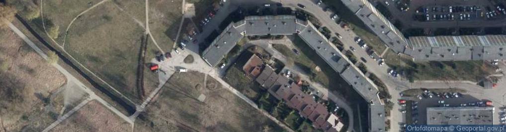 Zdjęcie satelitarne Osiedle Okrzei os.