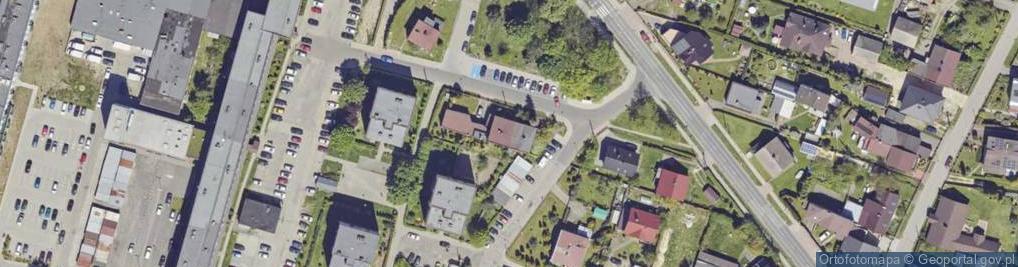 Zdjęcie satelitarne Oświęcimska ul.