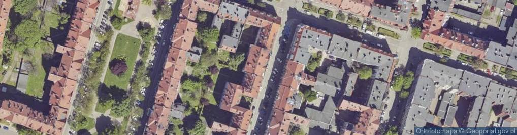 Zdjęcie satelitarne Oświęcimska ul.