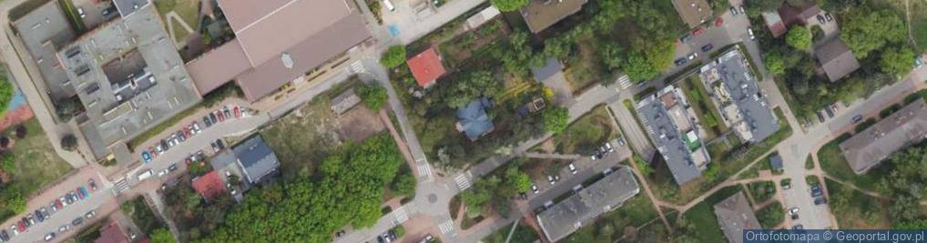 Zdjęcie satelitarne Osieckiej Agnieszki ul.