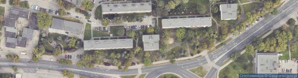 Zdjęcie satelitarne Osiedle Legionów os.