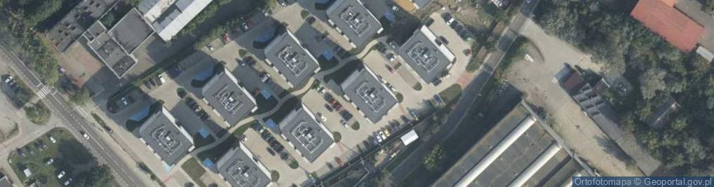Zdjęcie satelitarne Osiedle Bitwy Warszawskiej 1920 r. os.