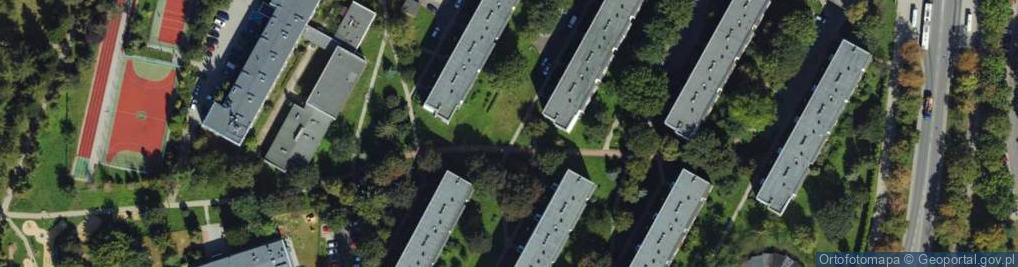 Zdjęcie satelitarne Osiedle Tysiąclecia os.