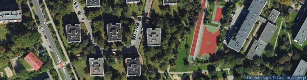 Zdjęcie satelitarne Osiedle Tysiąclecia os.