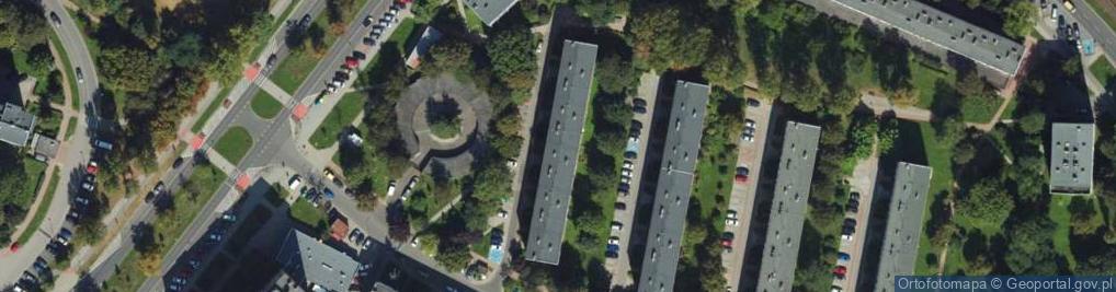 Zdjęcie satelitarne Osiedle Albertyńskie os.