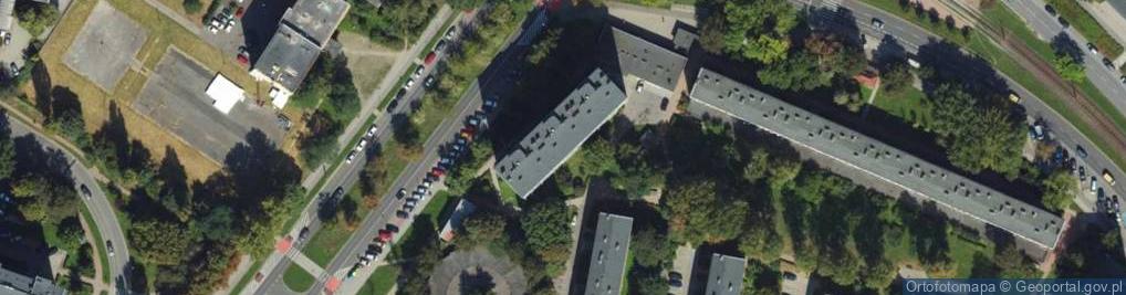 Zdjęcie satelitarne Osiedle Albertyńskie os.