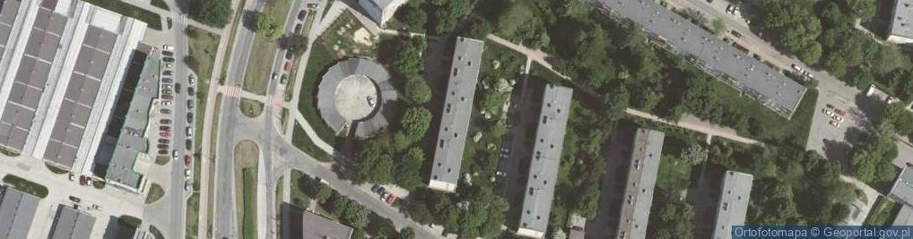 Zdjęcie satelitarne Osiedle Albertyńskie os.