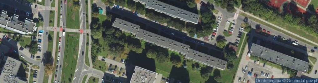 Zdjęcie satelitarne Osiedle Albertyńskie os.