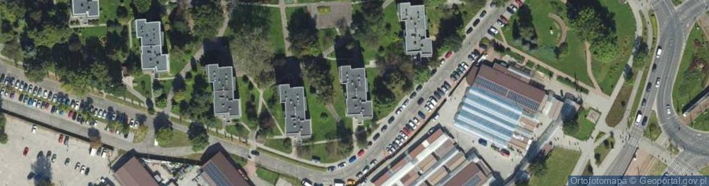 Zdjęcie satelitarne Osiedle Niepodległości os.