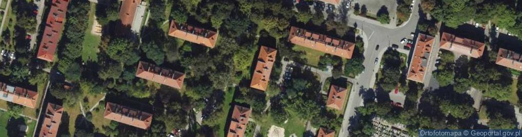 Zdjęcie satelitarne Osiedle Wandy os.