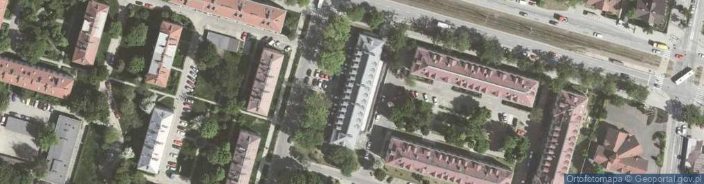 Zdjęcie satelitarne Osiedle Młodości os.