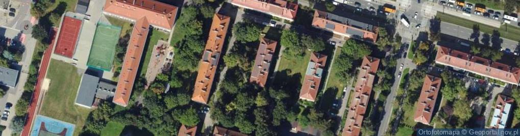 Zdjęcie satelitarne Osiedle na Skarpie os.