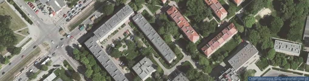 Zdjęcie satelitarne Osiedle Krakowiaków os.